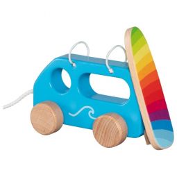 Véhicule à tirer Van de Surfeur Goki Ikaipaka jeux & jouets