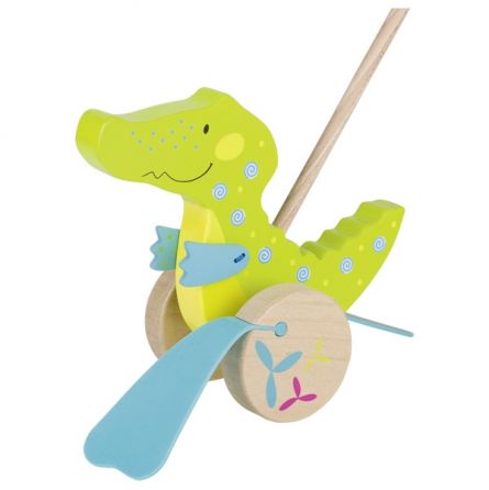 Crocodile à pousser Goki Ikaipaka jeux & jouets Royan