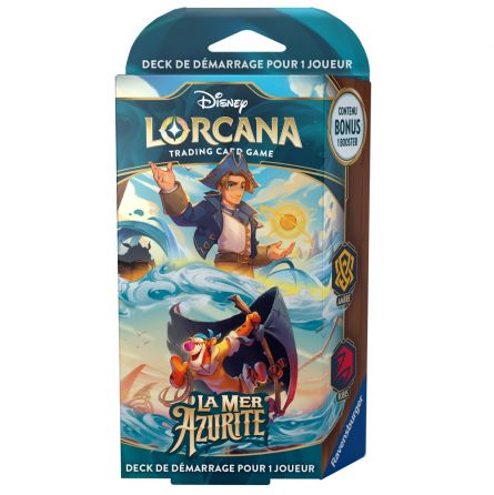 Disney Lorcana set 6 deck démarrage La Mer Azurite A