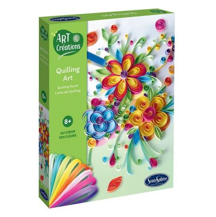 Art & Créations Quilling art Au cœur des fleurs Sentosphere