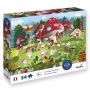 Puzzle 54p Le Village des Souris Sentosphere Ikaipaka jeux &