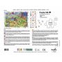 Puzzle 100p Planisphère des Animaux Sentosphere Ikaipaka jeux &