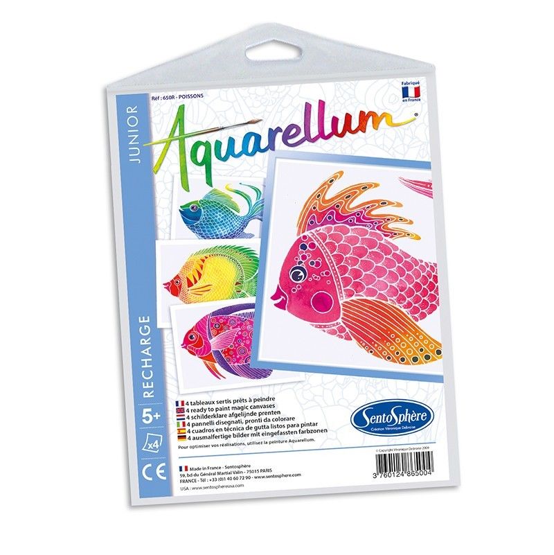 Aquarellum Recharge poissons Sentosphere Ikaipaka jeux & jouets