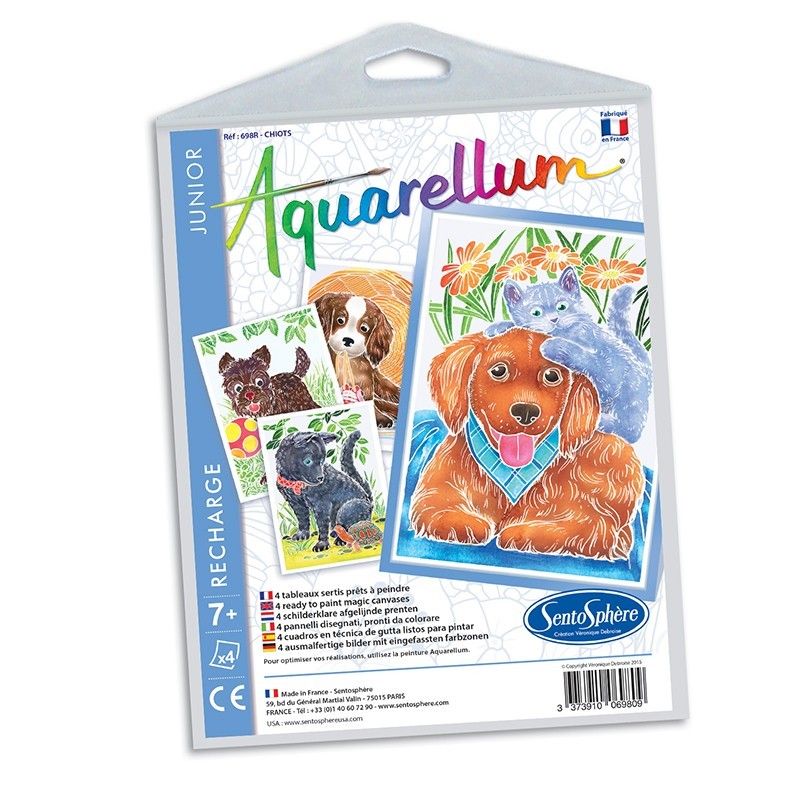 Aquarellum Recharge Chiots Sentosphere Ikaipaka jeux & jouets