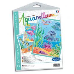 Aquarellum Recharge Fonds Coralliens Sentosphere Ikaipaka jeux