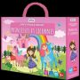 Puzzle 100p + livre Princesses et licornes Sassi Ikaipaka jeux