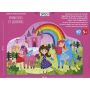 Puzzle 100p + livre Princesses et licornes Sassi Ikaipaka jeux