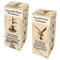 Maquette Léonard de Vinci en bois - vendu à l'unité  Ikaipaka