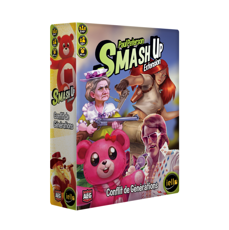 Smash Up: Conflit de Générations! (Ext 8)  Ikaipaka jeux &