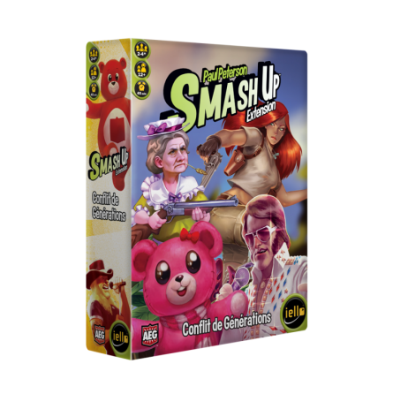 Smash Up: Conflit de Générations! (Ext 8)  Ikaipaka jeux &