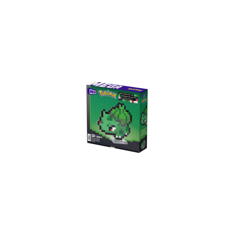 Pokemon PIXEL ART 3D - BULBIZARRE  Ikaipaka jeux & jouets Royan