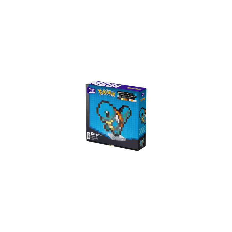 Pokemon PIXEL ART 3D - CARAPUCE POKEMON Ikaipaka jeux & jouets
