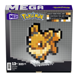 Pokemon PIXEL ART 3D - EVOLI POKEMON Ikaipaka jeux & jouets