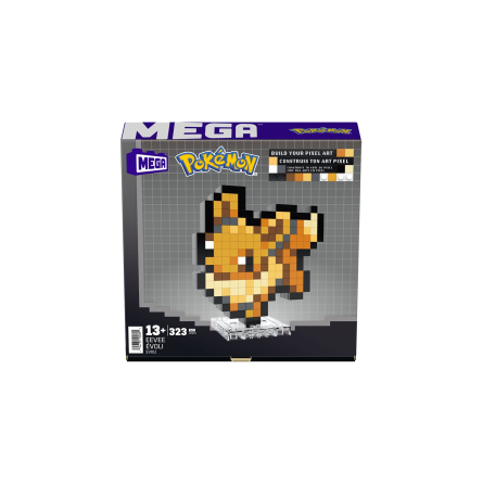 Pokemon PIXEL ART 3D - EVOLI POKEMON Ikaipaka jeux & jouets