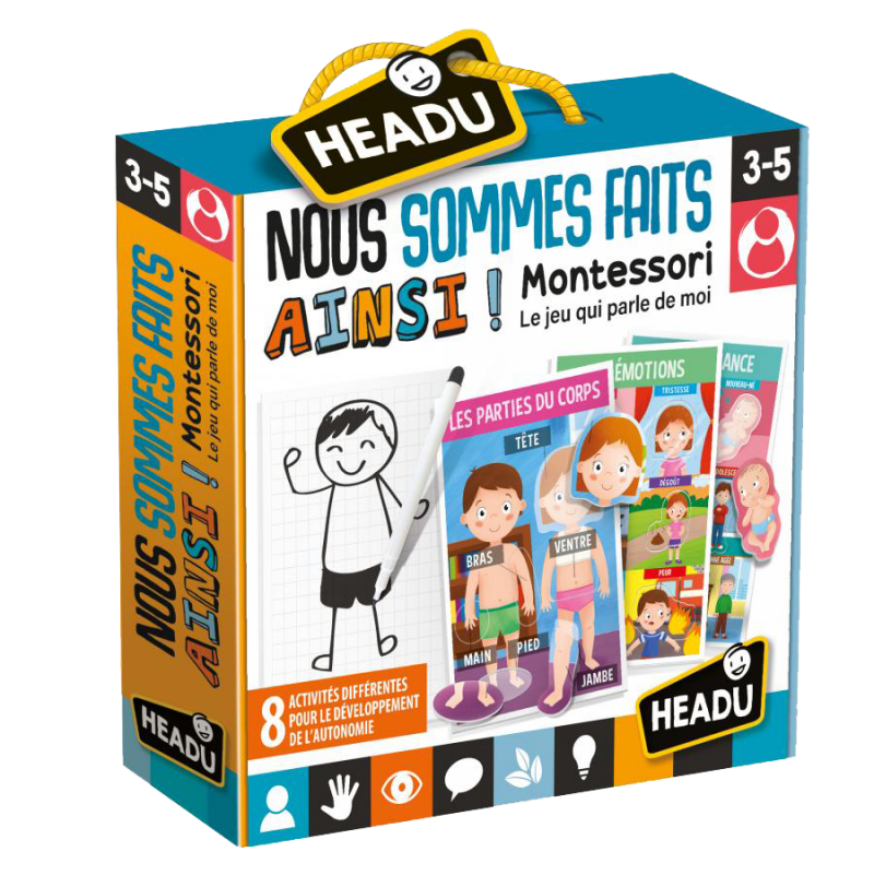 Nous sommes faits ainsi Montessori Headu Ikaipaka jeux & jouets