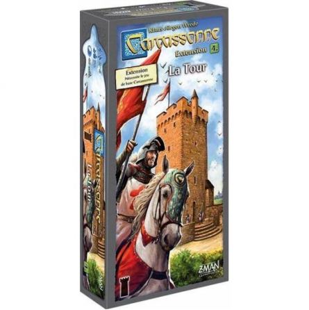 Carcassonne Ext. 4 la tour Asmodee Ikaipaka jeux & jouets Royan