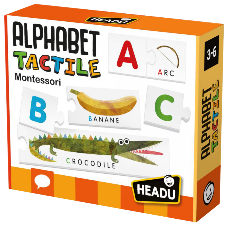 Alphabet Tactile Montessori Headu Headu Ikaipaka jeux & jouets