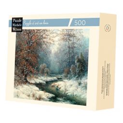 Puzzle Michèle Wilson 500 Paysage Hivernal à la rivière Kaufman