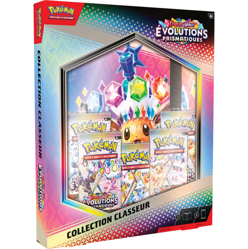 Pokémon EV8.5: Portfolio (A4-9 pochettes) + 5 booster  Ikaipaka