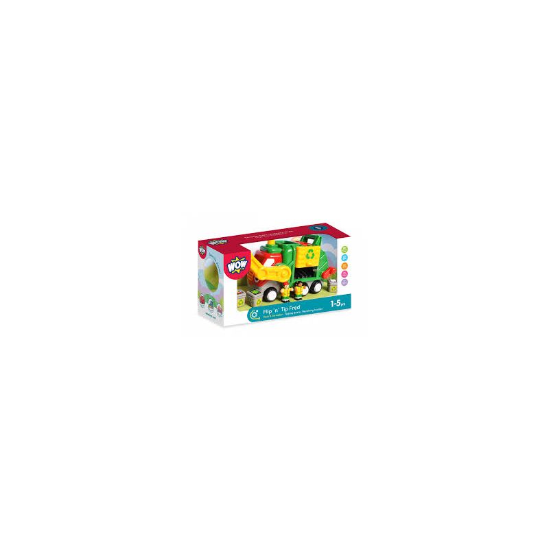 Camion Poubelle Flip n Tip Fred SMART WOW TOYS  Ikaipaka jeux &