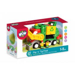 Camion Poubelle Flip n Tip Fred SMART WOW TOYS  Ikaipaka jeux &