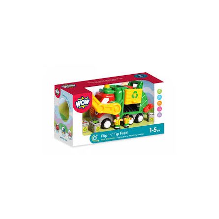 Camion Poubelle Flip n Tip Fred SMART WOW TOYS  Ikaipaka jeux &