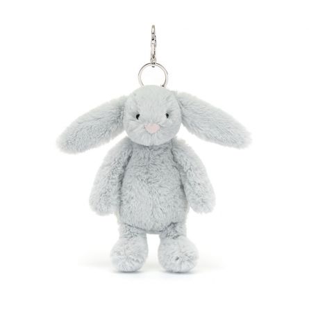 Porte Clefs Bashful silver Bunny Bag Charm Jellycat Jellycat
