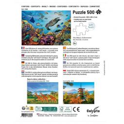 Puzzle 500p XL Fonds Marins Sentosphere Ikaipaka jeux & jouets