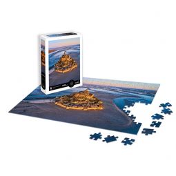 Puzzle 1000p Le Mont Saint Michel Sentosphere Ikaipaka jeux &