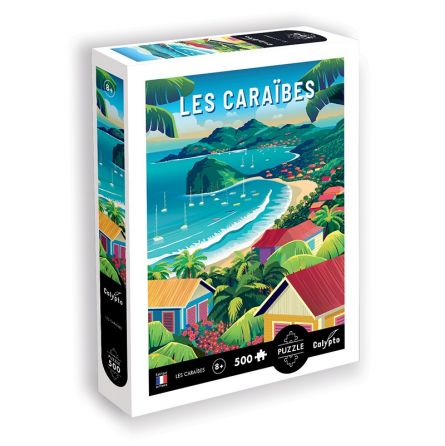Puzzle 500p Les Caraïbes Sentosphere Ikaipaka jeux & jouets
