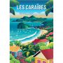 Puzzle 500p Les Caraïbes Sentosphere Ikaipaka jeux & jouets