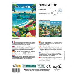 Puzzle 500p Les Caraïbes Sentosphere Ikaipaka jeux & jouets