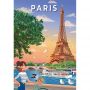 Puzzle 500p Tour Eiffel Robert Delaunay Sentosphere Ikaipaka
