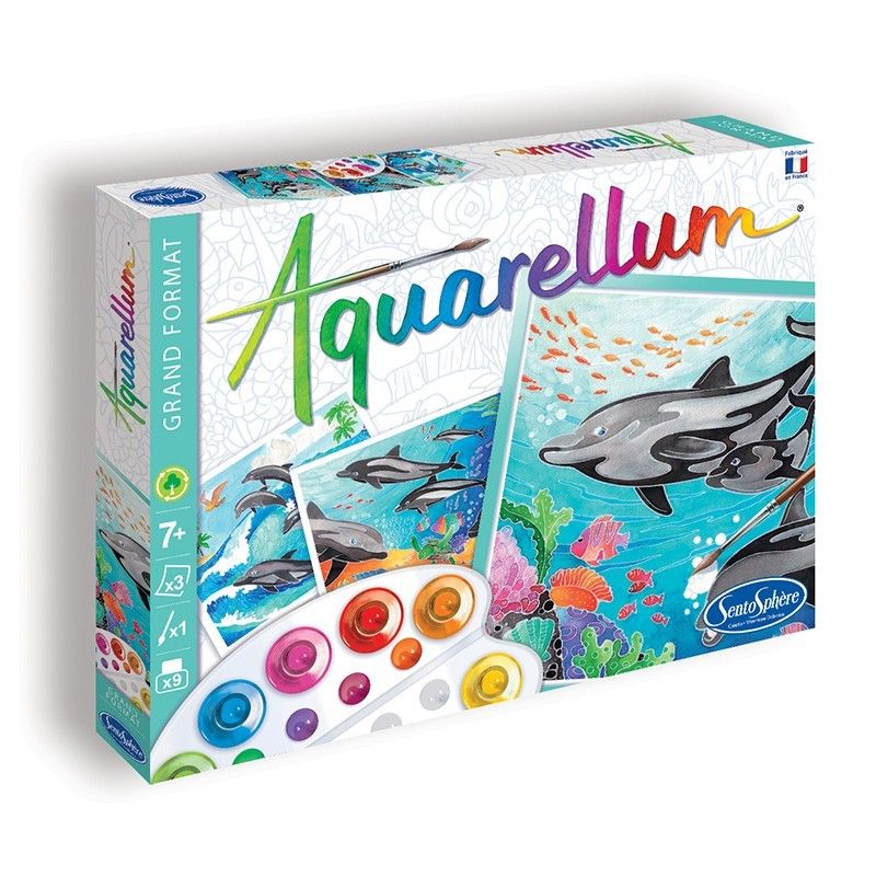 Aquarellum Junior Dauphins Sentosphere Ikaipaka jeux & jouets