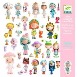Stickers Le petit monde des Tinyly Djeco Ikaipaka jeux & jouets