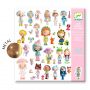 Stickers Le petit monde des Tinyly Djeco Ikaipaka jeux & jouets