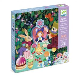 Contes à décorer Au pays des merveilles Djeco Ikaipaka jeux &