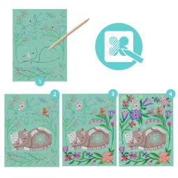 Cartes à gratter Rencontres Djeco Ikaipaka jeux & jouets Royan