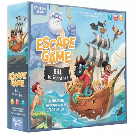 Escape Game Bill le Terrible AUZOU Ikaipaka jeux & jouets Royan