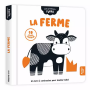 Livre à contrastes La Ferme AUZOU Ikaipaka jeux & jouets Royan