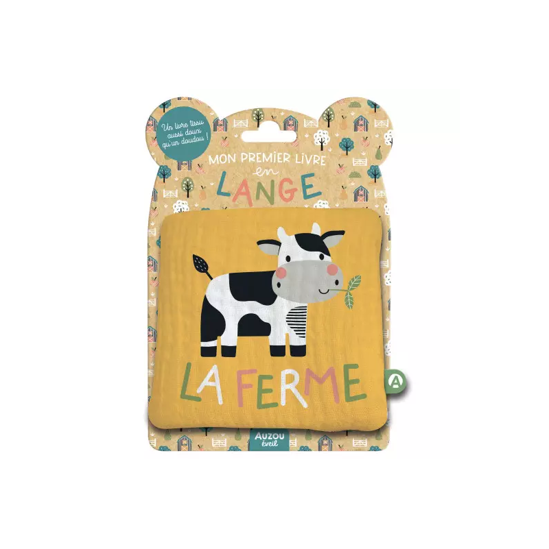 Livre Tissu Lange La Ferme AUZOU Ikaipaka jeux & jouets Royan