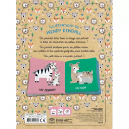 Livre Tissu Bébés Animaux AUZOU Ikaipaka jeux & jouets Royan