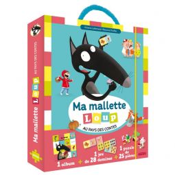 Ma mallette Loup au Pays des Contes AUZOU Ikaipaka jeux &