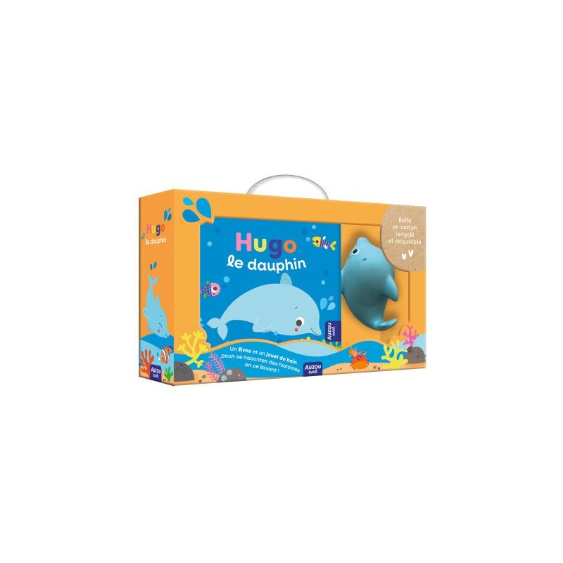 Livre de bain Hugo le Dauphin AUZOU Ikaipaka jeux & jouets Royan