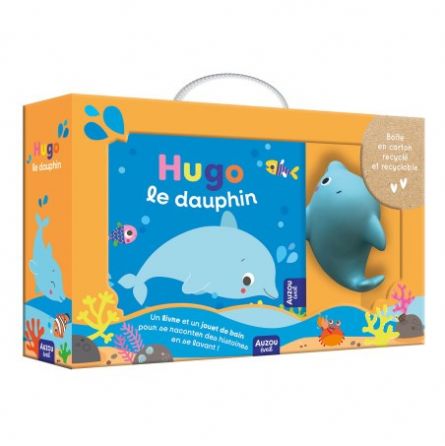 Livre de bain Hugo le Dauphin AUZOU Ikaipaka jeux & jouets Royan