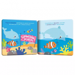Livre de bain Hugo le Dauphin AUZOU Ikaipaka jeux & jouets Royan