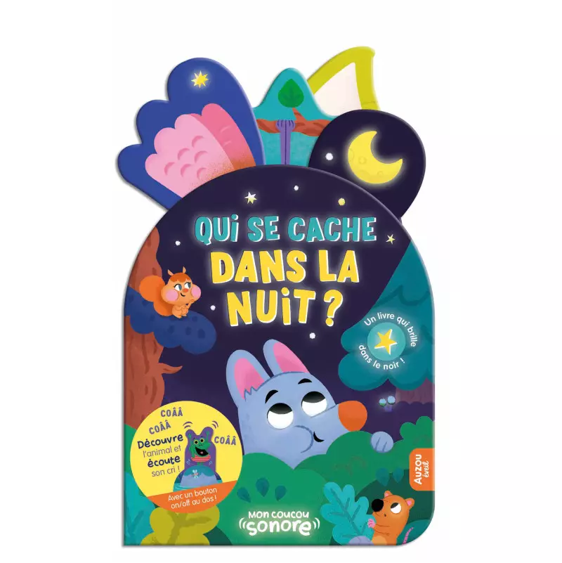 Coucou Sonore Qui se cache dans la nuit? AUZOU Ikaipaka jeux &