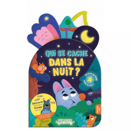 Coucou Sonore Qui se cache dans la nuit? AUZOU Ikaipaka jeux &