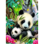 Puzzle 300p XXL Charmants Pandas Ravensburger Ikaipaka jeux &