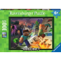Puzzle 100p XXL Minecraft Ravensburger Ikaipaka jeux & jouets